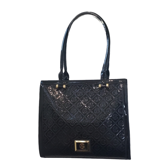 Christian Lacroix Bags Christian Lacroix Black Patent Handbag Poshmark